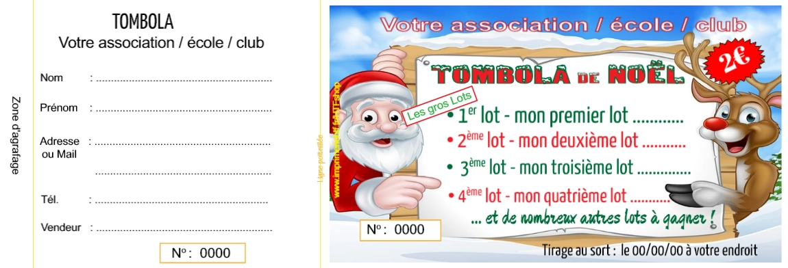 Tiucket tombola Sport - HTF